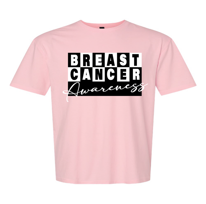 Checkered Breast Cancer Awareness Shirt